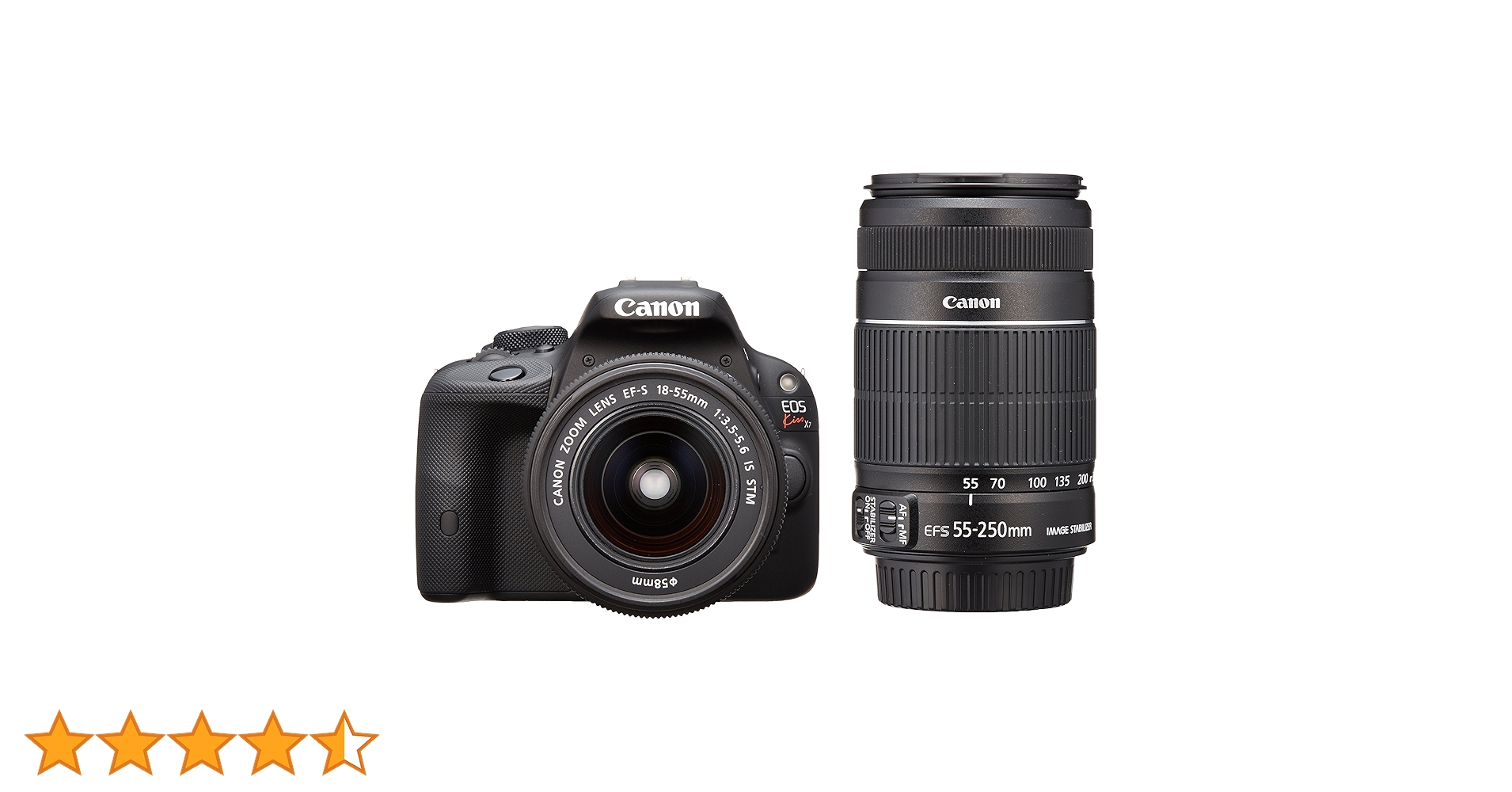 【C7057】 Canon EOS KISS X7i EF-S 18-55mm Amazon Canada: Canon Digital SLR Camera EOS Kiss X7 (Double Zoom Kit)